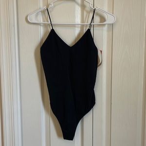 Colsie ribbed thong bodysuit, size M. NWT.